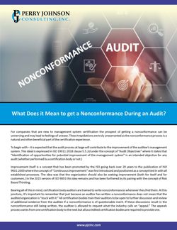 What Does it Mean to get a Nonconformance During an Audit?