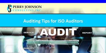 Auditing Tips for ISO Auditors